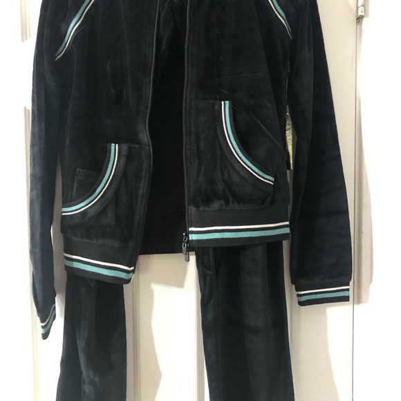 COPY - BCBG maxazria  Medium Black Women’s track suit BCV04211P New Hoodie/pant… - Picture 2 of 16